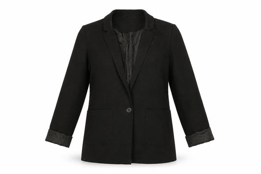 Oasis Womens Black Jacket Blazer Size 12 Button