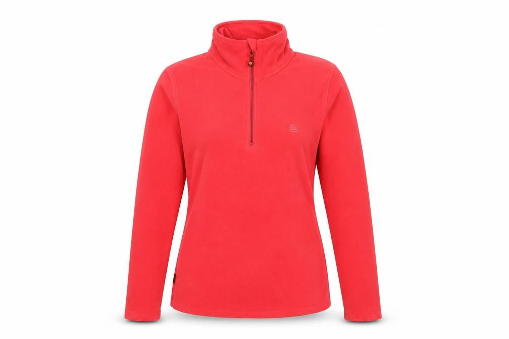 Brekka Womens Pink Polyester Pullover Sweatshirt Size S Zip