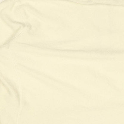 Gap Womens White Polyester Pullover Sweatshirt Size S Zip