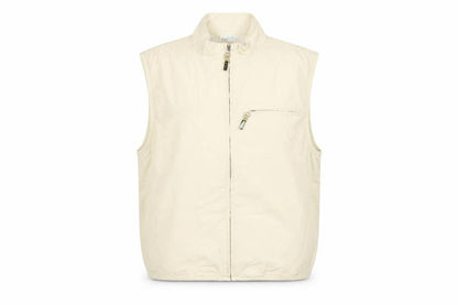 ILA Sport Womens Beige Gilet Coat Size 16 Zip