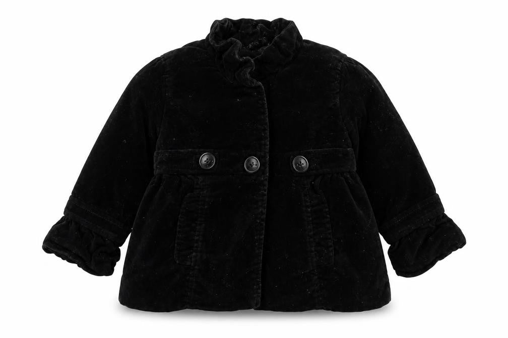 Gap Girls Black Jacket Size 2 Years Button