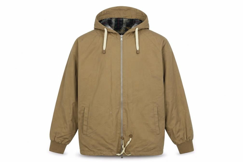 Pop England Mens Brown Jacket Size M Zip