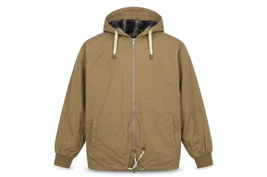 Pop England Mens Brown Jacket Size M Zip