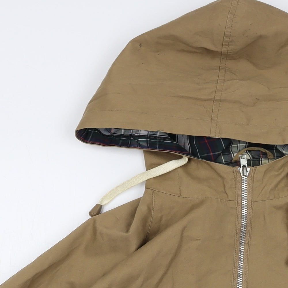 Pop England Mens Brown Jacket Size M Zip