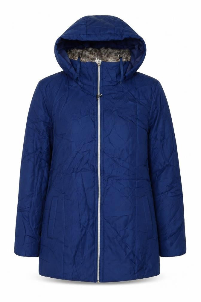 Anna de Lancay Womens Blue Jacket Size S Zip