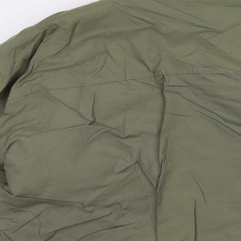 Le Shark Mens Green Jacket Size M Zip - Vintage