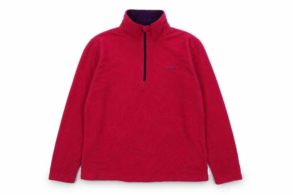 Freedom Trail Womens Pink Polyester Pullover Sweatshirt Size 18 Zip
