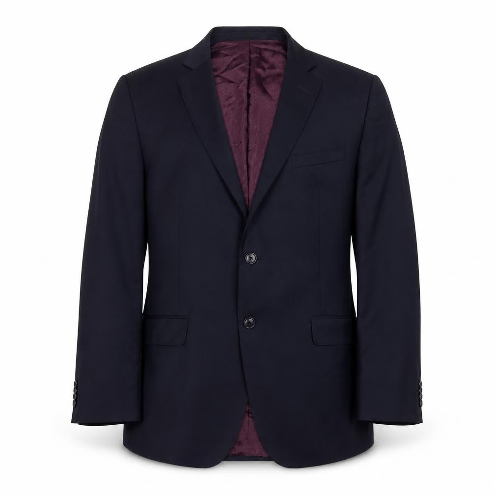 Alexandre of England Mens Blue Wool Jacket Suit Jacket Size 42 Regular