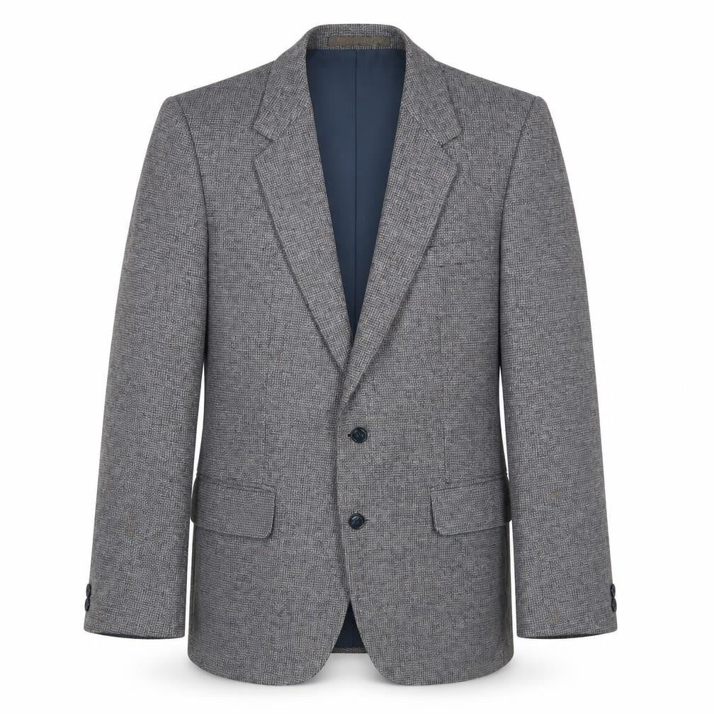 Burton Mens Grey Wool Jacket Suit Jacket Size 40 Regular