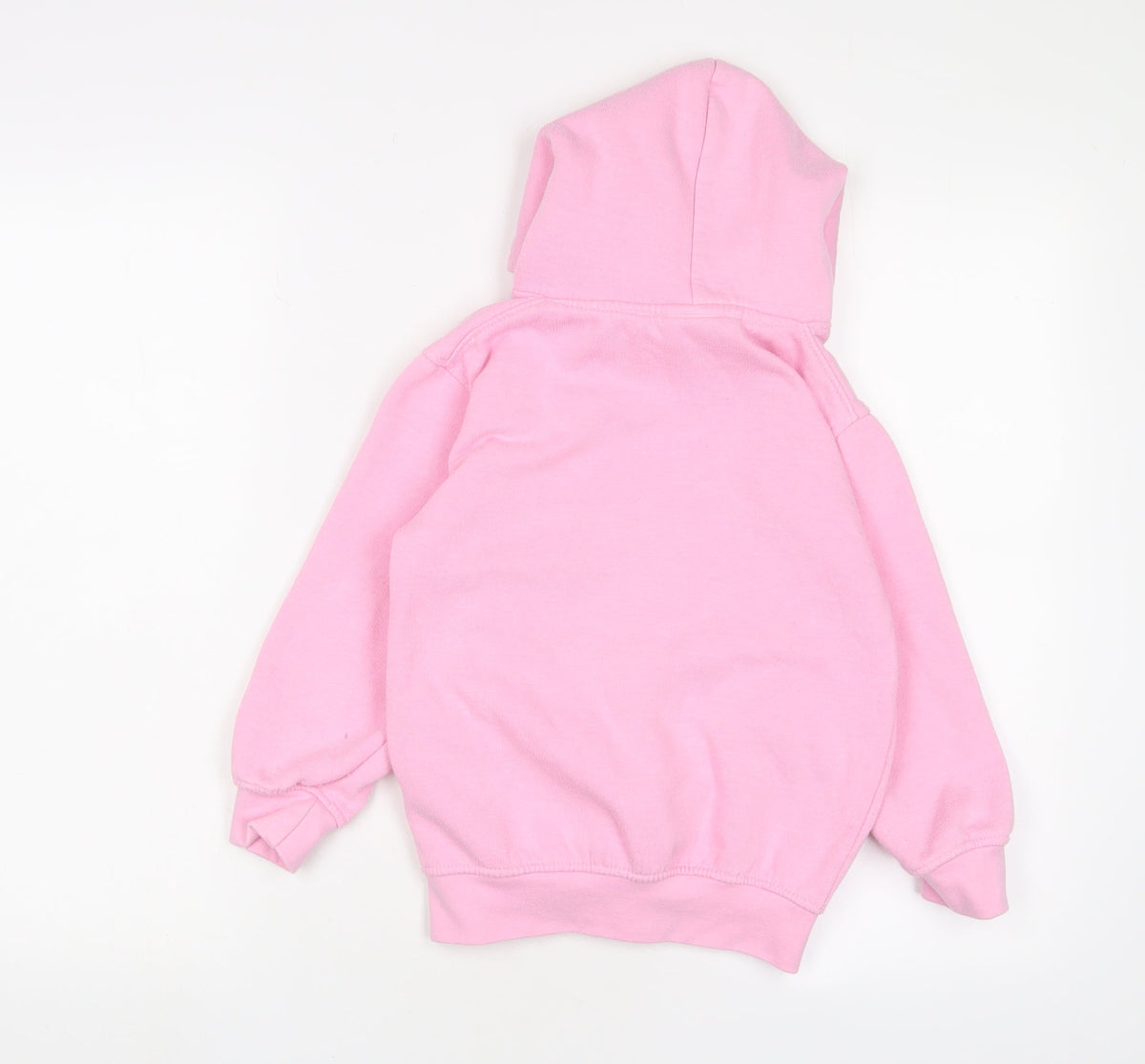 Conwyn Castle Girls Pink Cotton Pullover Hoodie Size 7-8 Years Pullover