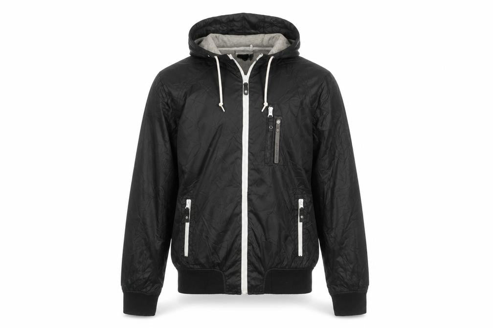 Rockport Mens Black Jacket Coat Size L Zip