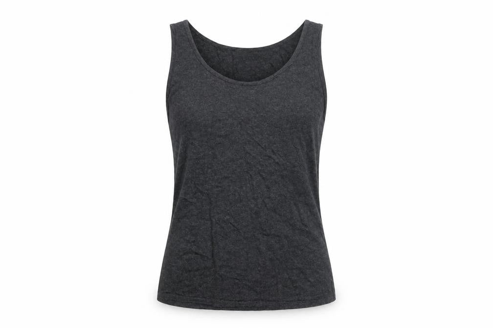 Phase Eight Womens Black Acrylic Basic Tank Size L Round Neck