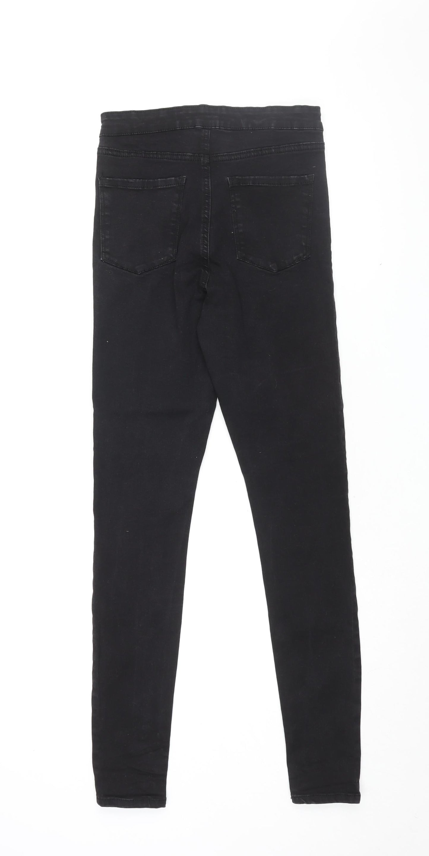 Denim Co Womens Black Cotton Skinny Jeans Size 12 L31 in Regular Zip