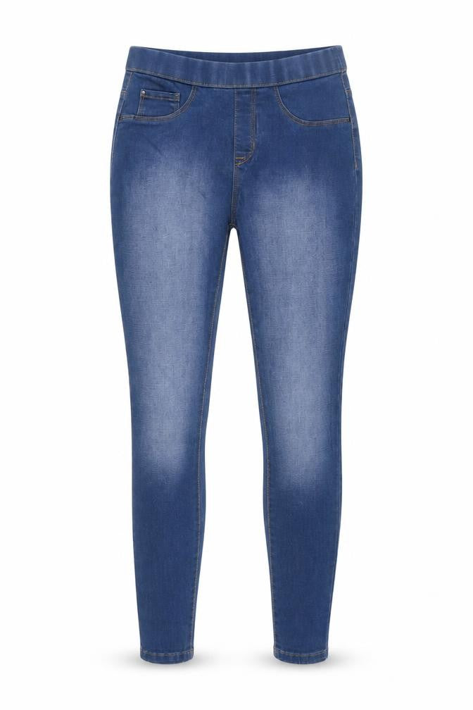 George Womens Blue Cotton Jegging Leggings Size 8 L28 in