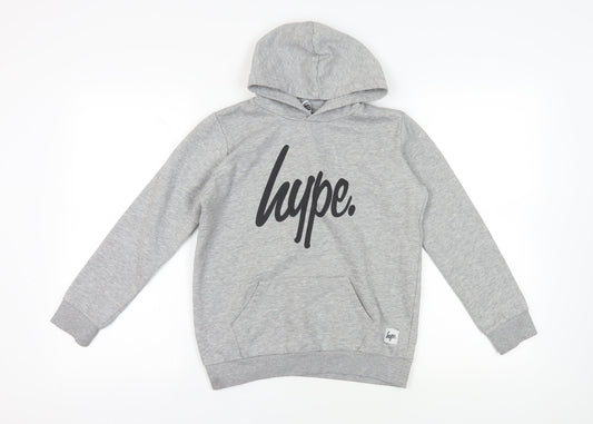 Hype Grey Pullover Hoodie 13 Years with Logo