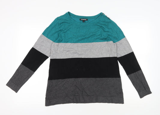 Paramour Multicoloured Striped Jumper Size S