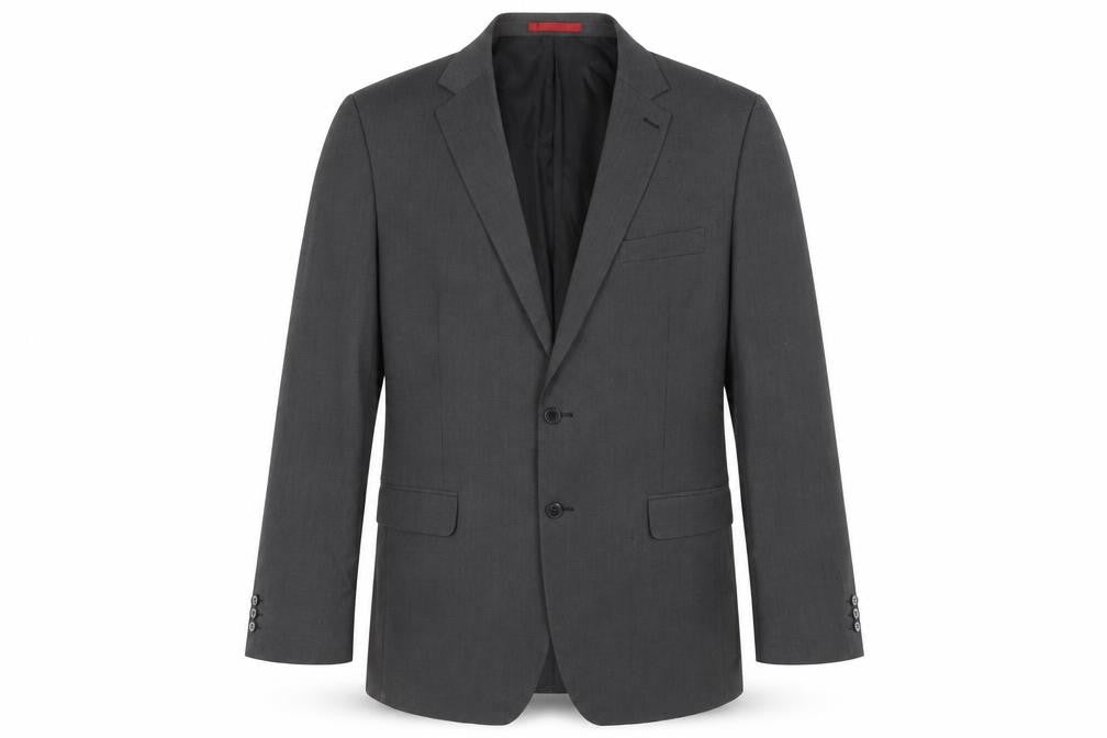 Classic Black Men's Blazer, Size 44, Elegant Style