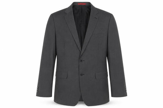 Classic Black Men's Blazer, Size 44, Elegant Style