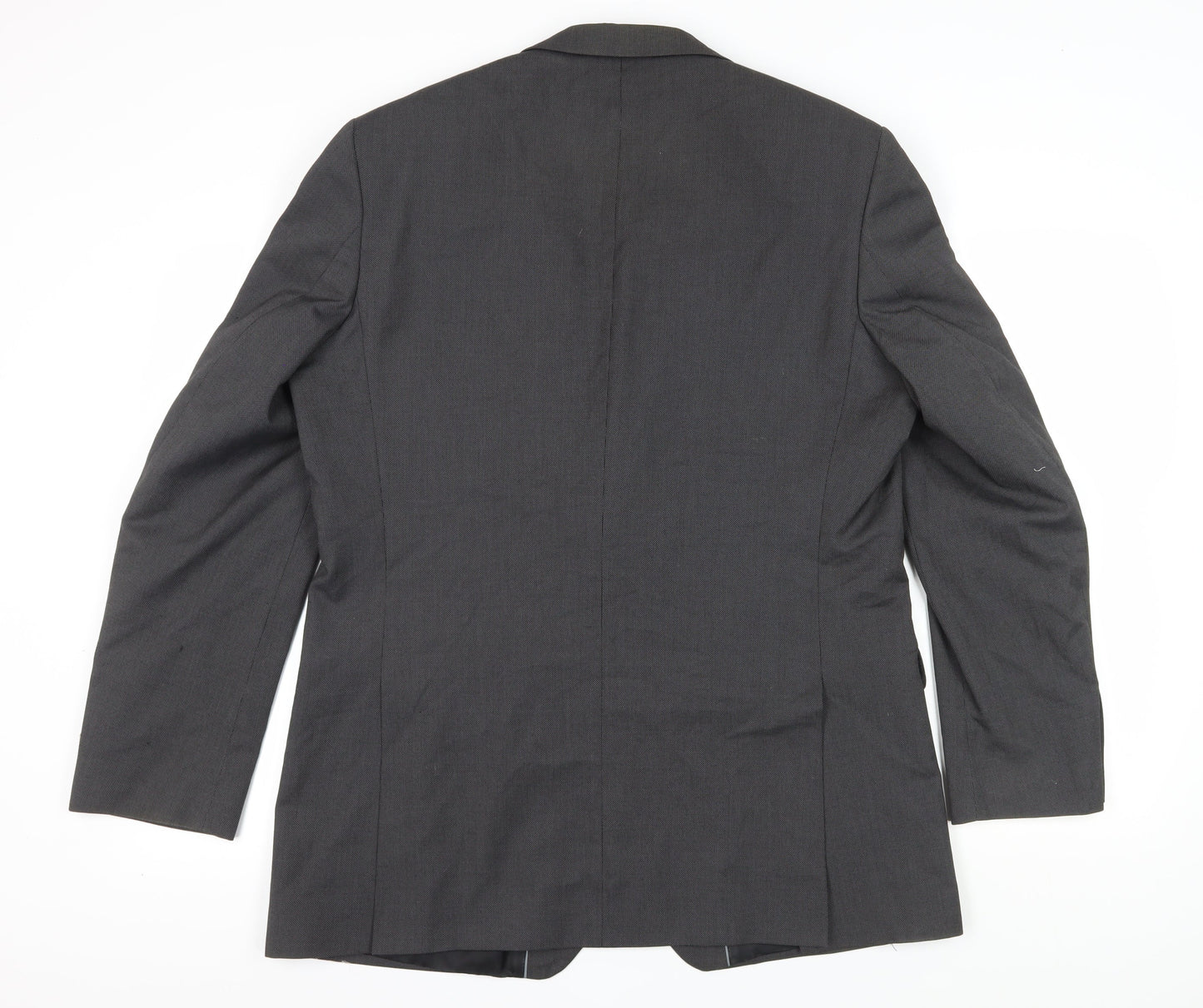 Classic Black Men's Blazer, Size 44, Elegant Style