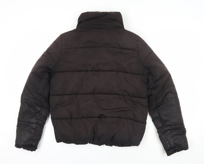 Back view of Only Black Puffer Jacket, size S, Warm Winter Coat