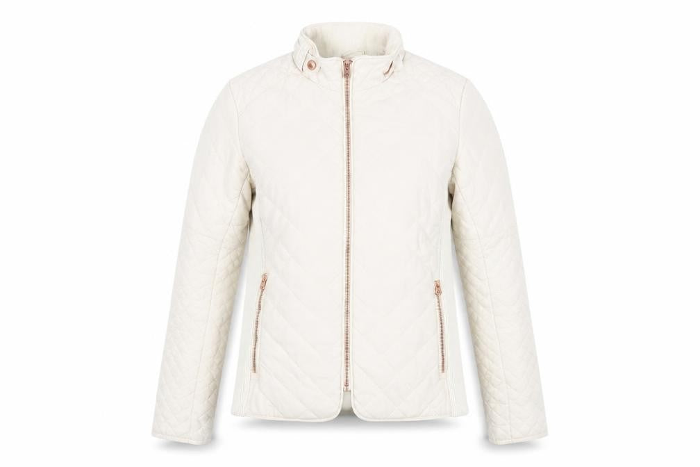 Diverse Beige Quilted Jacket S - Warm Softshell Casual