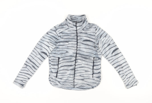 Regatta Girls Grey Animal Print Jacket, Size 11