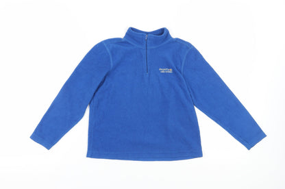 Additional front view of Regatta Blue Fleece Sweatshirt, boys’ 9-10 years, outdoor essential