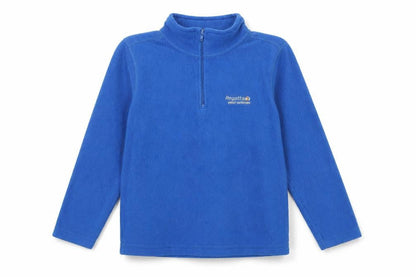 Front view of Regatta Blue Fleece Sweatshirt, boys’ 9-10 years, outdoor essential