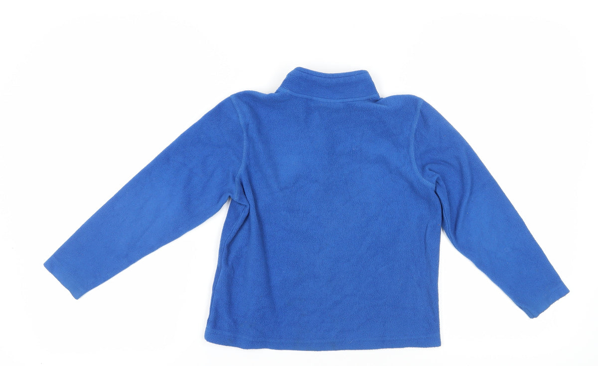 Back view of Regatta Blue Fleece Sweatshirt, boys’ 9-10 years, outdoor essential