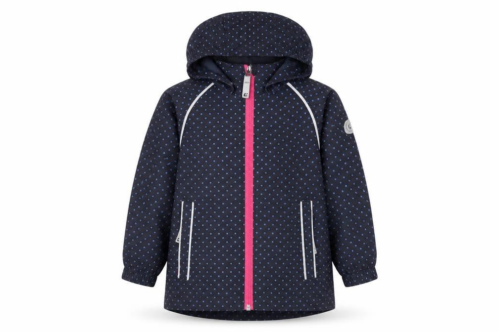 Killtec Blue Polka Dot Girls Rain Coat, 2 Years, Waterproof