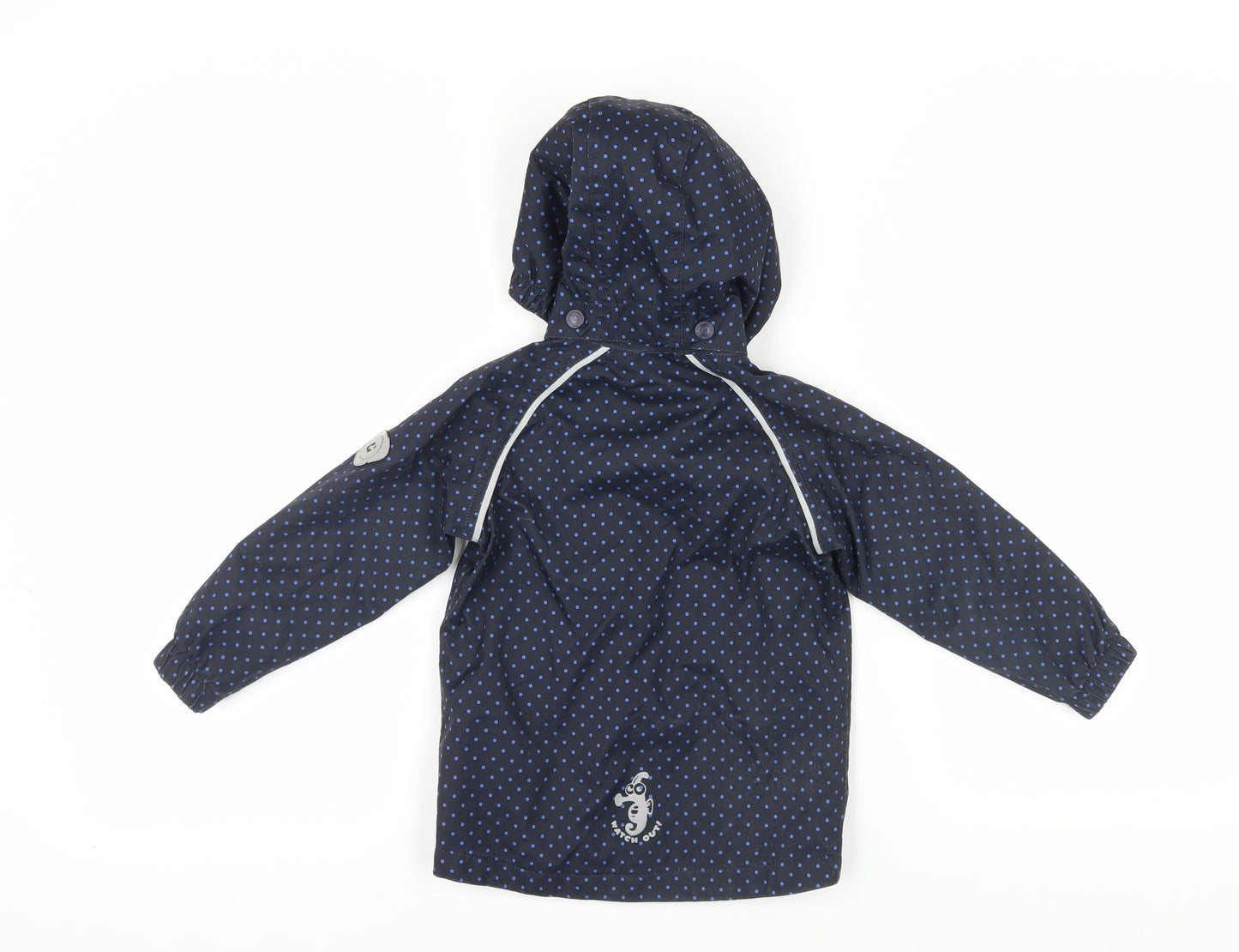 Killtec Blue Polka Dot Girls Rain Coat, 2 Years, Waterproof
