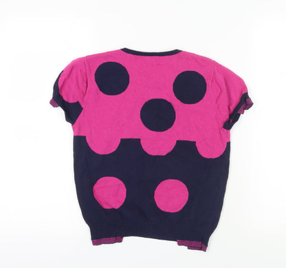 Back view of Nikos Nicolaou Multicoloured Polka Dot Jumper M