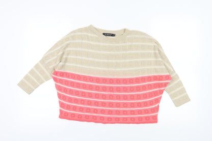 Additional front view of Zuppe Multicoloured Striped jumper, size S