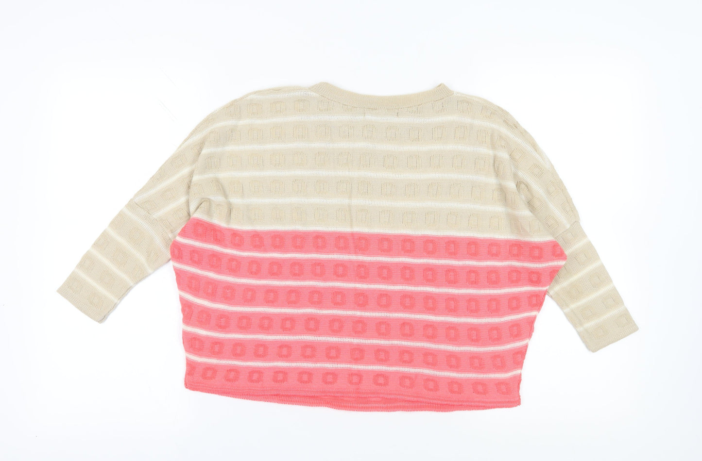 Zuppe Multicoloured Striped Pullover Jumper Size S