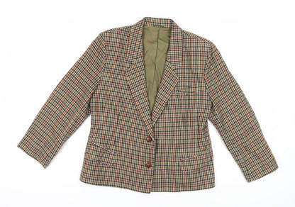 Additional front view of St Michael Multicoloured Wool Blazer, size 12