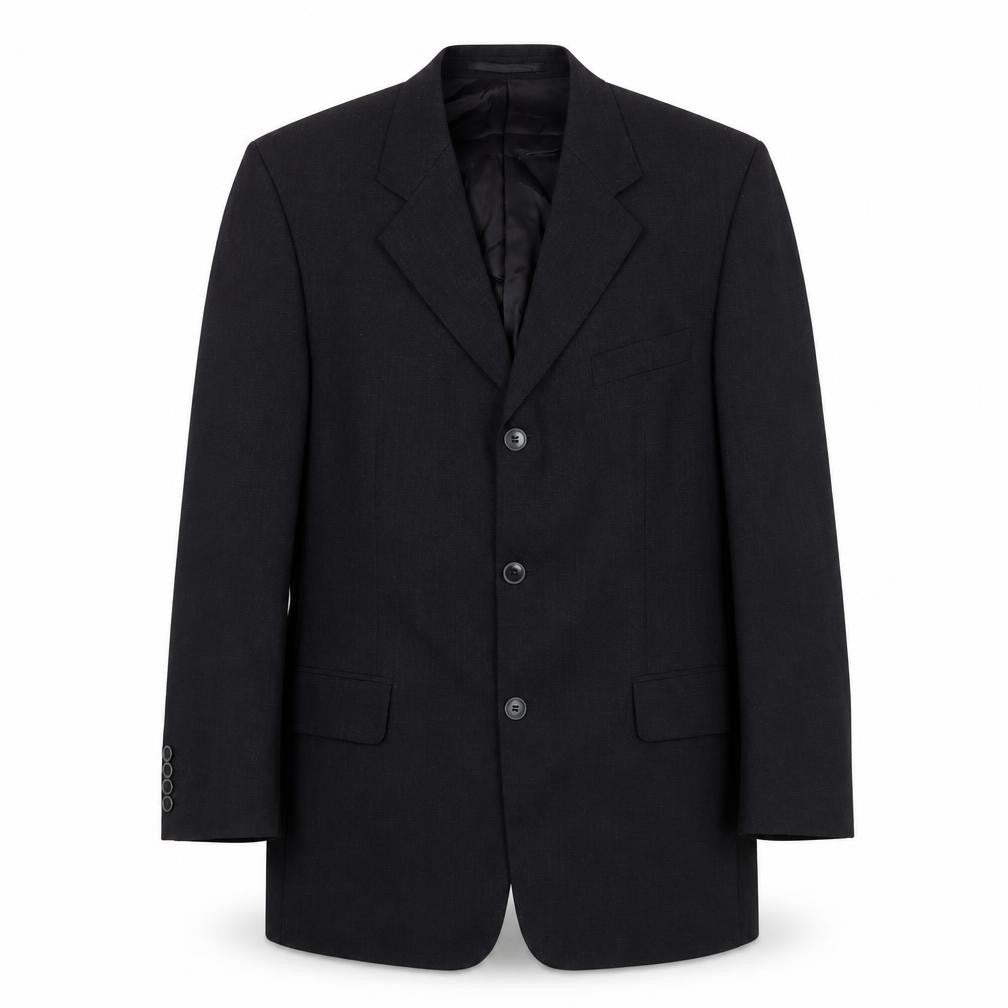 Pierre Cardin Black Wool Blazer, Size 40, Formal Men's Jacket