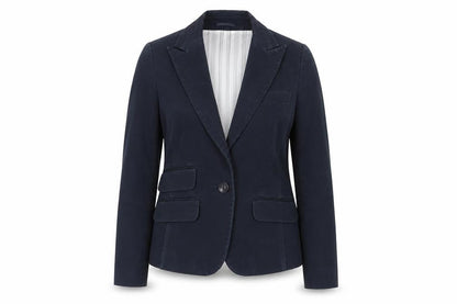 Next Women's Blue Suit Jacket - Size 12, Elegant Business Blazer