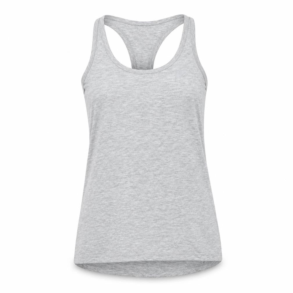 Asics Women's Grey Racerback Athletic Tank Top Small