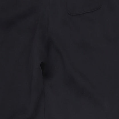 Slazenger Womens Black Polyester Jogger Trousers Size L L23.5 in Regular Drawstring - Cropped