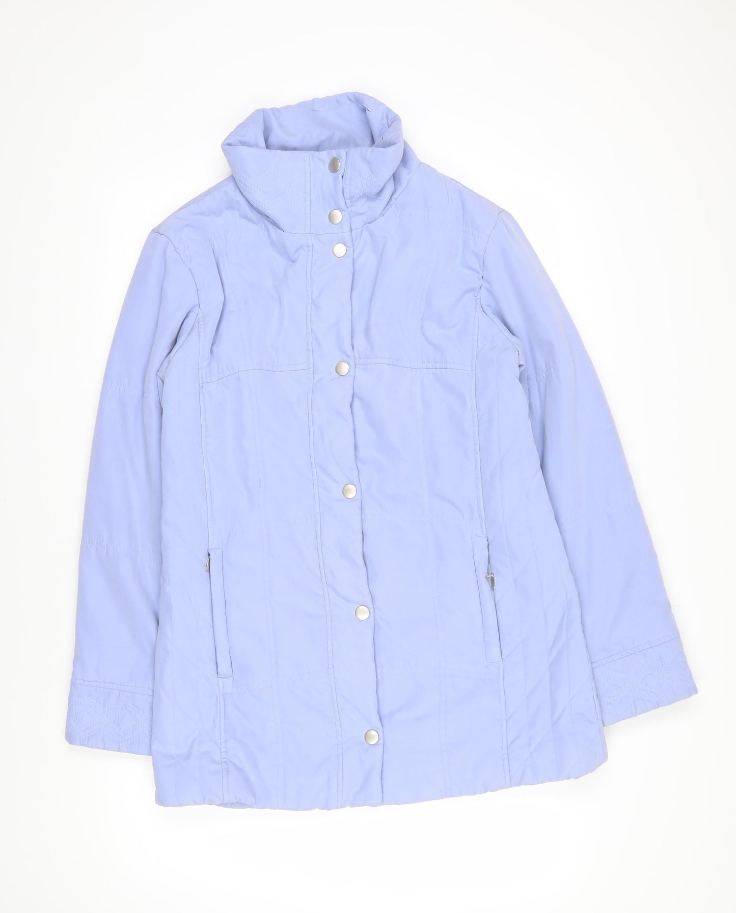 Lakeland Womens Purple Jacket Coat Size 12 Snap