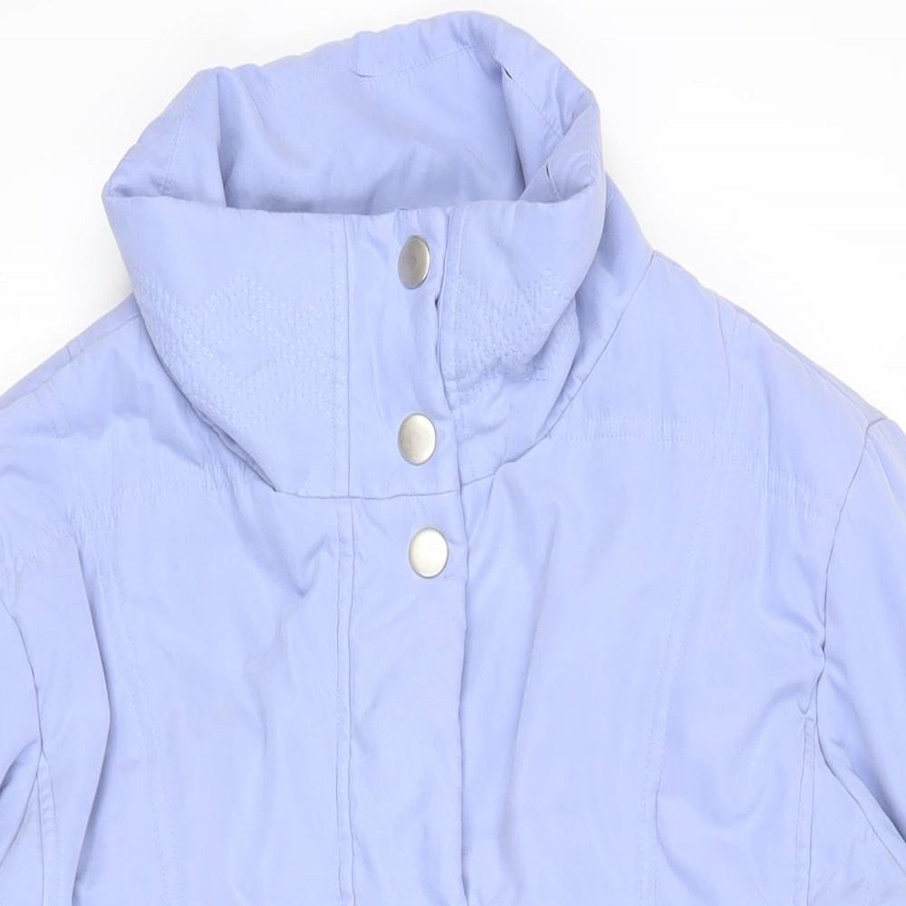 Lakeland Womens Purple Jacket Coat Size 12 Snap