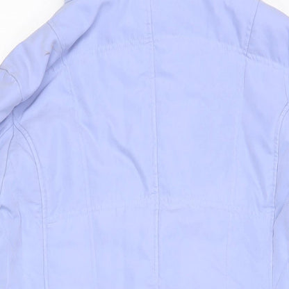 Lakeland Womens Purple Jacket Coat Size 12 Snap