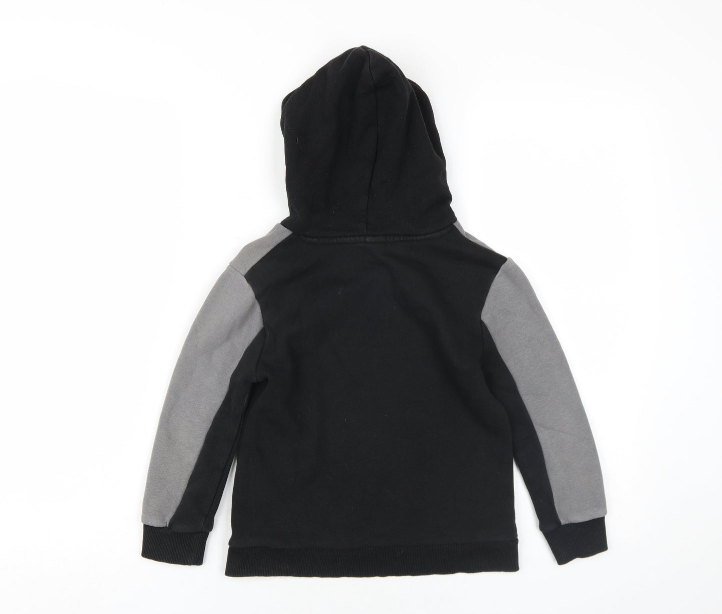 Closure Boys Black Cotton Pullover Hoodie Size 7-8 Years Pullover