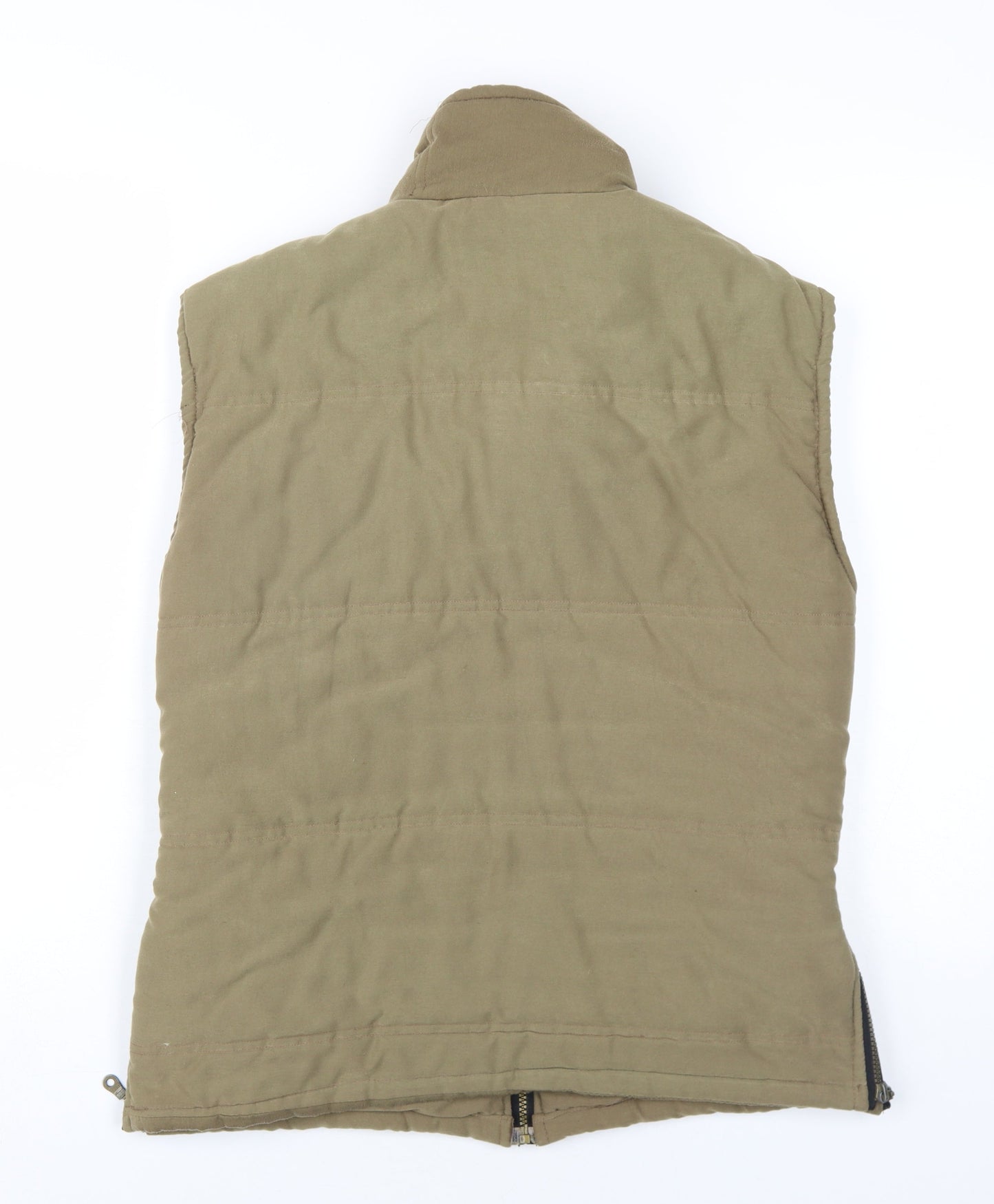 Royal Harbour Mens Beige Gilet Waistcoat Size M Zip