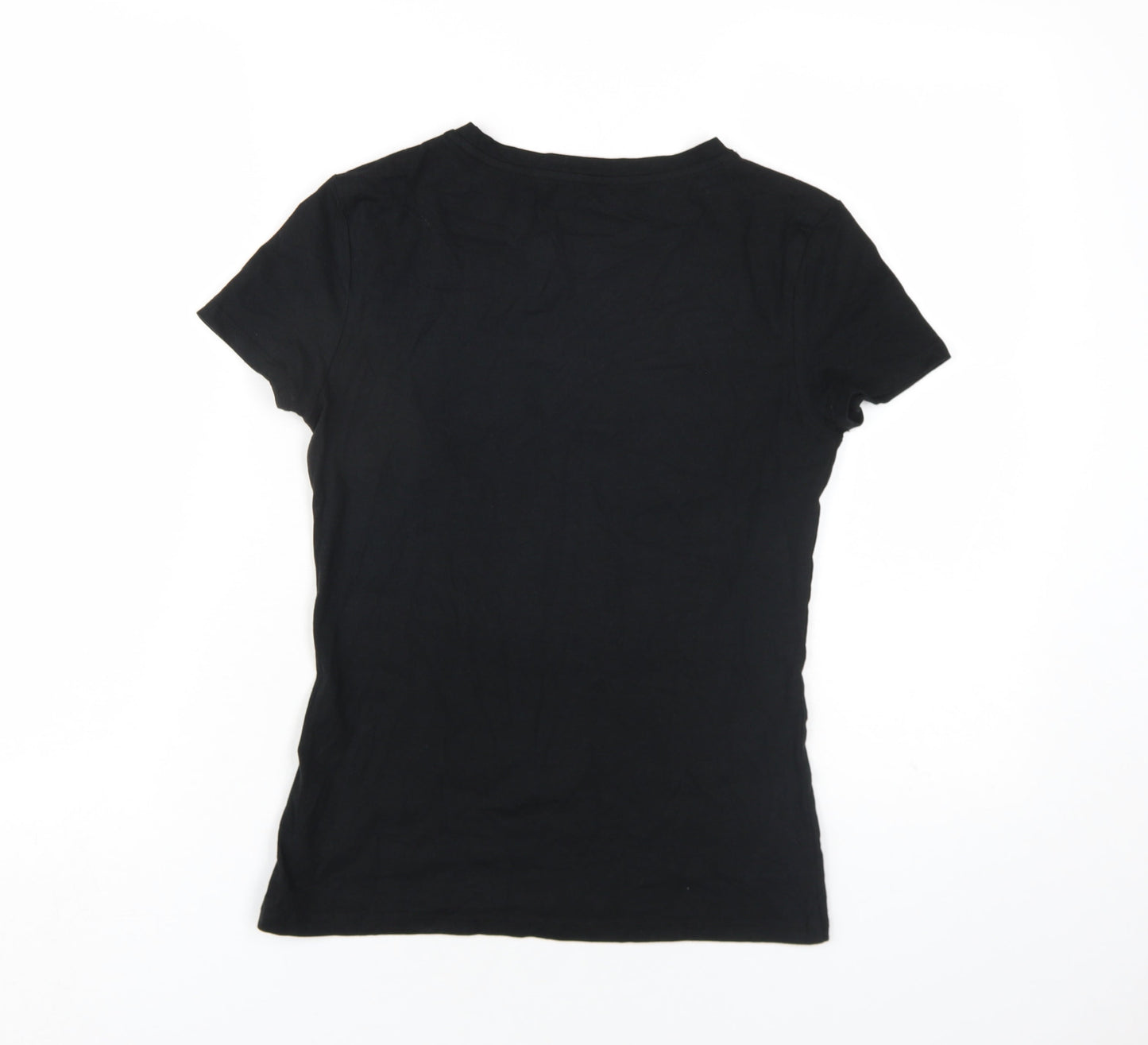 Slipknot Womens Black Cotton Basic T-Shirt Size XS Round Neck