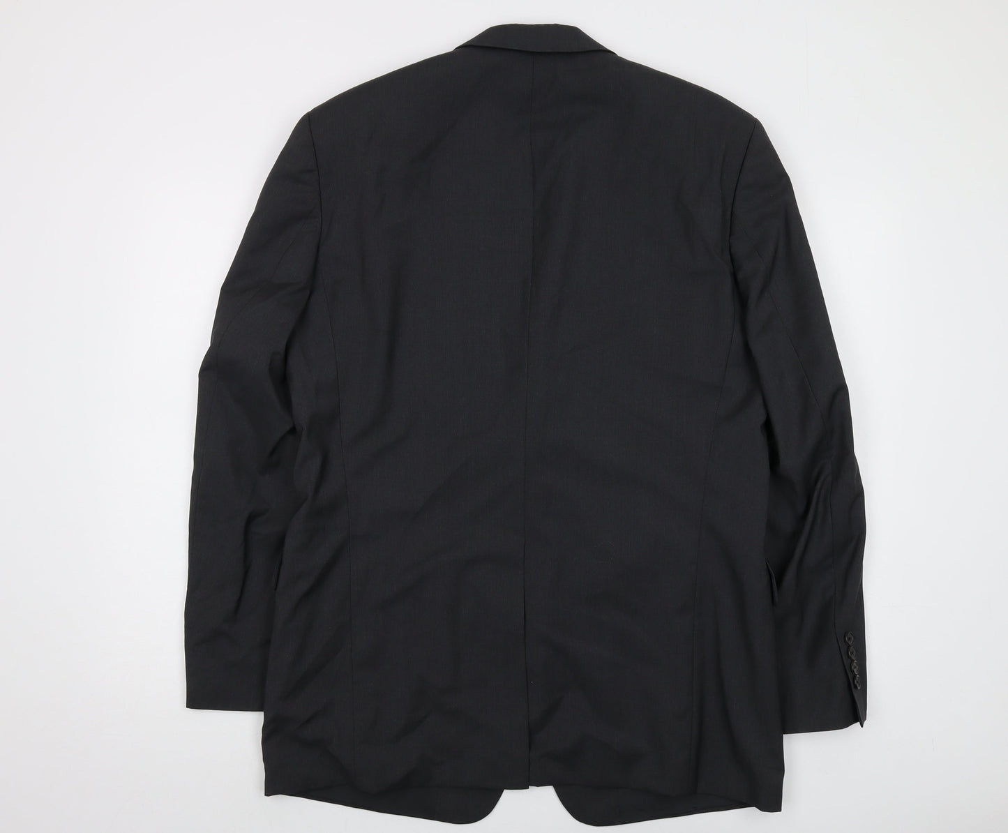 Boss Mens Grey Wool Jacket Suit Jacket Size 44 Regular