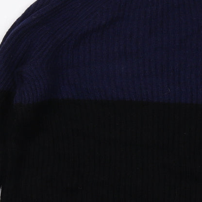 Gap Womens Blue Roll Neck Mohair Pullover Jumper Size 2XS