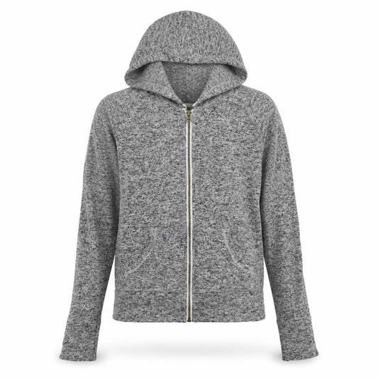 Hollister Womens Grey Viscose Full Zip Hoodie Size S Zip