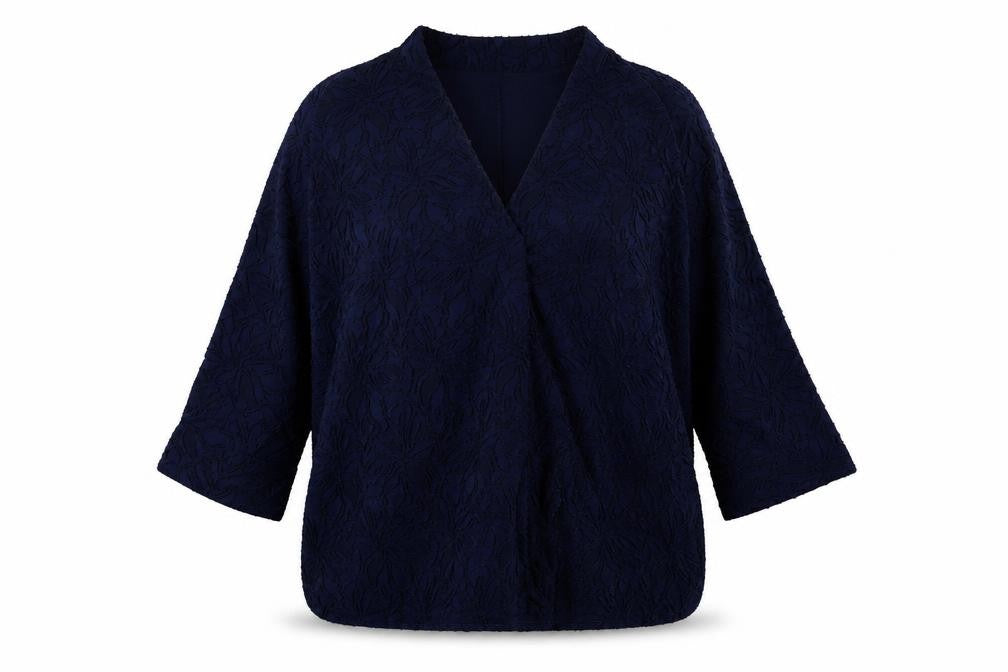 Phase Eight Womens Blue Polyester Basic Blouse Size 12 V-Neck