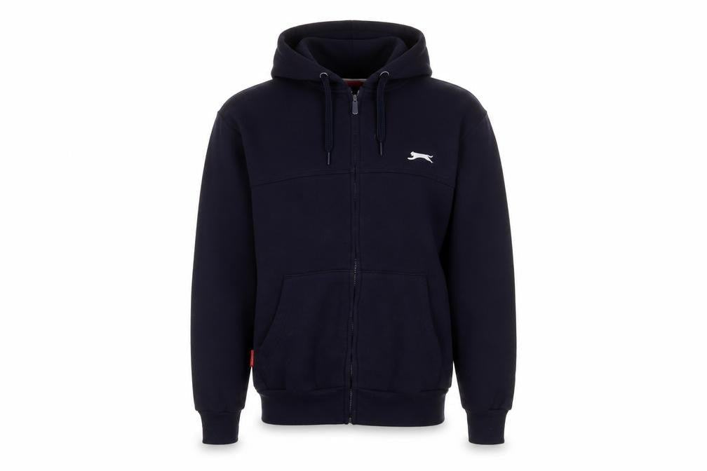 Slazenger Mens Blue Polyester Full Zip Hoodie Size XS